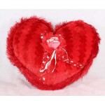 Cute Red Convertible Chain Plush Heart with Love Couple